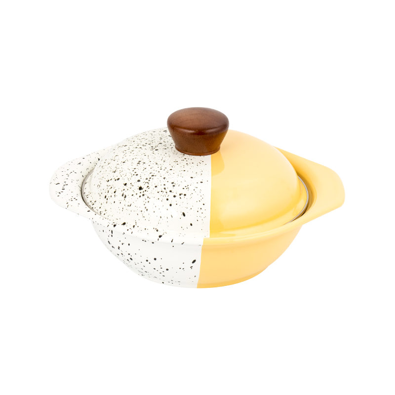 Pot en forme de V en émail