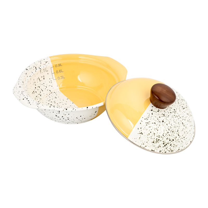 Pot en forme de V en émail