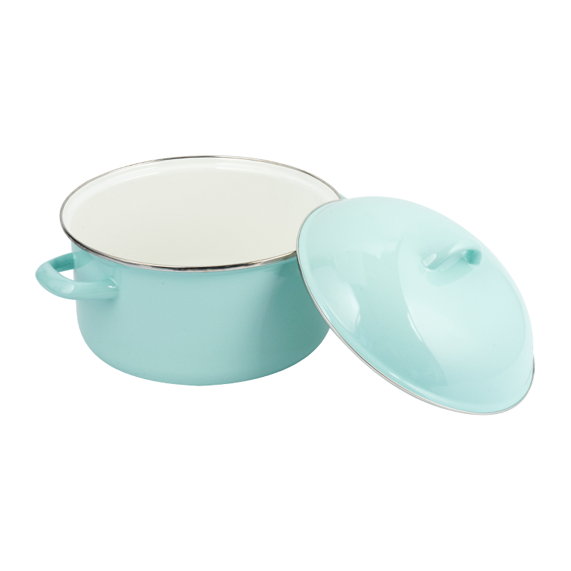 801D ENAMEL DOUBLE BRANDPOT STRAIGHT