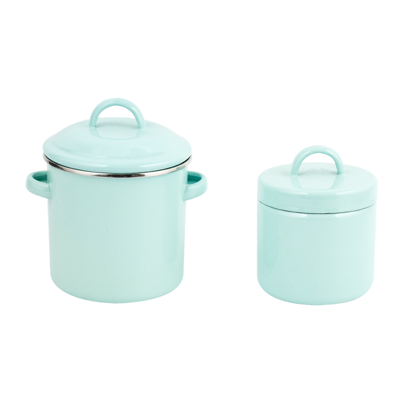 Mini-pot d'huile en émail