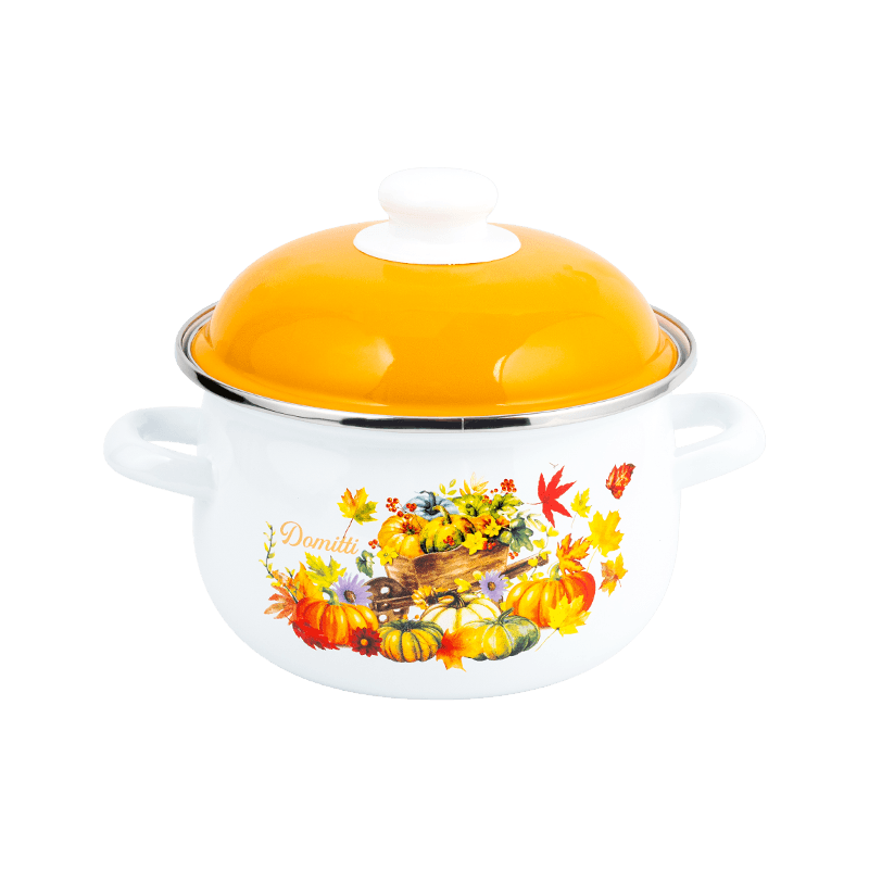 806D-5 en acier inoxydable Round Rim Stockpot Simmer Émail Pot