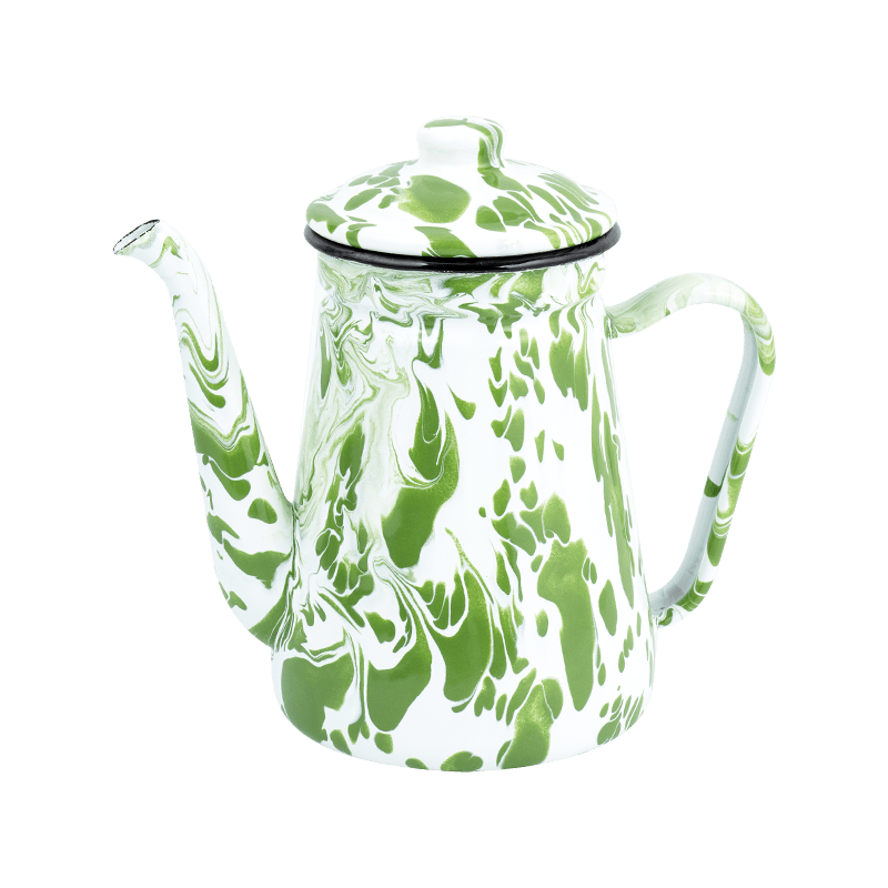 TK508 Green Enemel Coffee Pot