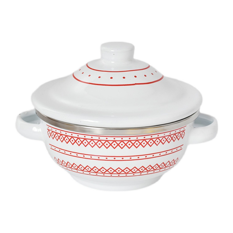 Bol à double manche à couvercle