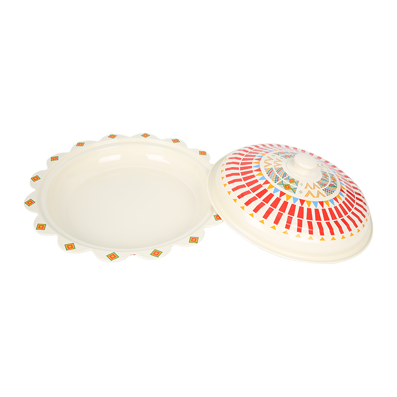 Pot en forme de soleil en émail de 40 cm